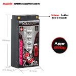 GNB GAONENG 6600MAH 2S HV 7.6V 150C Short Shorty Pack 5.0mm Bullet Hard Case RC LiPo Battery 1:10 1:12 Scale RC Car Brushless